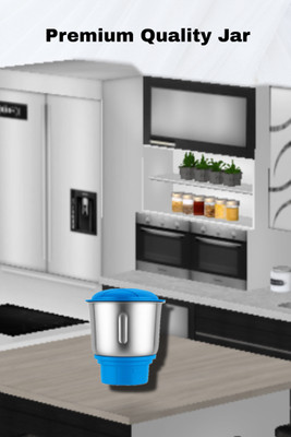 urban flare be urban juicer jar400 ML-4 blue Mixer Juicer Jar(400 ml)