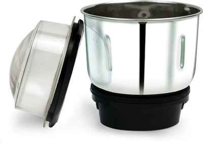 dje 500 ML Steel Mixer Grinder Dry jar with lid Chutney Mixer Juicer Jar Mixer Juicer Jar(300 ml)