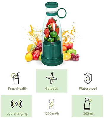 eco plush Electric Juicer Portable Mixer Juicer Jar(350 ml)