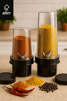 ALTRR Set of 2 Bullet Nutri Jars (651 ML & 378 ML) – For Healthy Smoothies & Sambar Mixer Juicer Jar(900 ml)