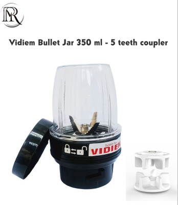 Marudar Vimal vidiem bullet jar 350 ml -5 teeth coupler Mixer Juicer Jar(350 ml)