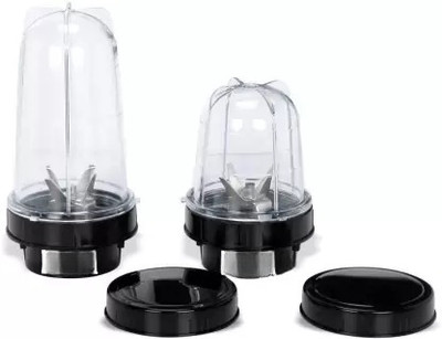 SS Enterprises Bullet Jar for Mixer Grinder Set of 2 (530 ML,350 ML) Mixer Juicer Jar(880 ml)