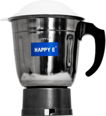 HAPPY-E (JMG) Juicer Mixer Grinder Steel Jar , Aluminium Base Mixer Juicer Jar(1500 ml)
