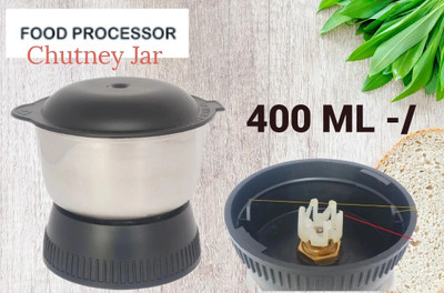 BAJAJ FX-1000 DLX 1000W Food Processor Chutney jar ! Morphy Richards Jar ! INALSA FX Mixer Juicer Jar(400 ml)