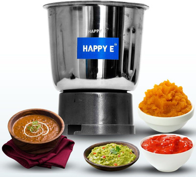 HAPPY-E Juicer Mixer Grinder (JMG) Stainless Steel Grinder, Aluminum Base Mixer Juicer Jar(1000 ml)