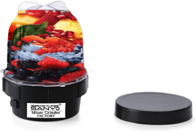 Masterclass Sanyo Bullet Jar for Mixer Grinder Small Set of 1 (350 ML) ABS Transparent JarN97 Mixer Juicer Jar(350 ml)
