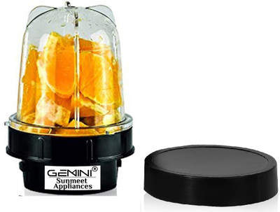 Gemini Bullet Jar for Mixer Grinder Small Set of 1 (350 ML) ABS Transparent JarS18 Mixer Juicer Jar(350 ml)
