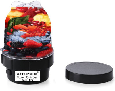 Rotomix Bullet Jar for Mixer Grinder Small Set of 1 (350 ML) ABS Transparent JarN67 Mixer Juicer Jar(350 ml)