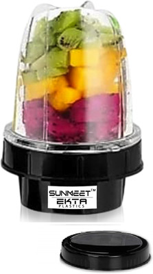SS Enterprises Bullet Jar for Mixer Grinder Small (350 ML) ABS Transparent Mixer Juicer Jar Mixer Juicer Jar(350 ml)