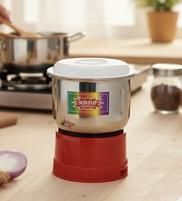 sontop JMG Red Chutney Jar Mixer Juicer Jar(400 ml)