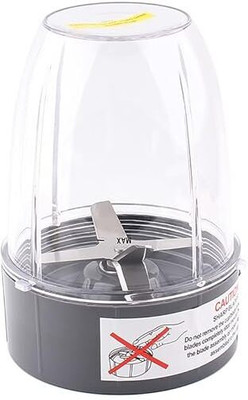 Wonder Star Nutri-Bullet 530ml Extractor Blender Jar, Compatible with 600W and 900W Models Mixer Juicer Jar(530 ml)