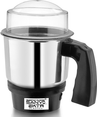 Classic Enterprises Chutney Jar for Mixer Grinder Stainless Steel Mixer Chutney Jar with Lid Fitting Mixer Juicer Jar(350 ml)