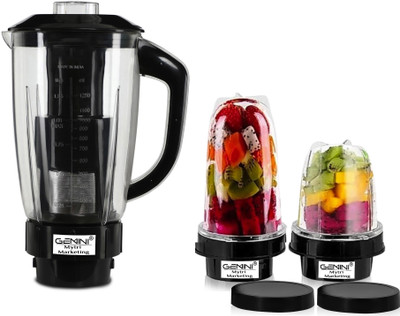 Gemini Heavy Juicer Jar Filter 2 Bullet Jar for Mixer Grinder (1500, 350 & 530ML)Black. Mixer Juicer Jar(1500 ml)