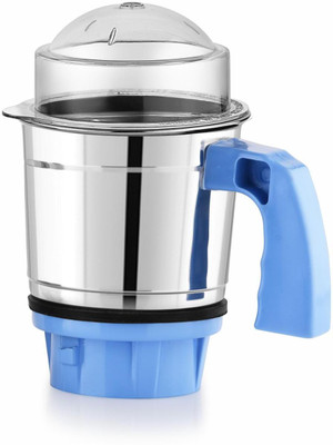 Saimix Classic Steel Blue Pp/Abs Netro Wati with Handle -500Ml Mixer Juicer Jar(500 ml)