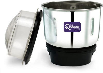 The Quasar Store Mixer Grinder Chutney Jar 500ml Fit on 2 Lock & 4 Teeth Coupler Mixer Juicer Jar(500 ml)
