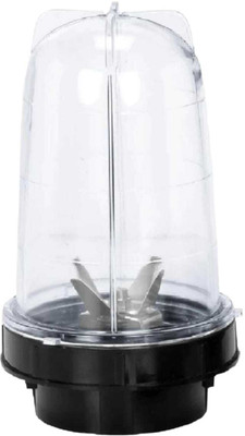 Starmax Big Bullet Jar ABS Plastic Construction Compatible With Many Mixer Juicer Jar(550 ml)