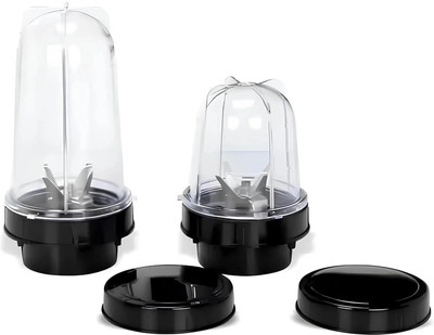 DN Enterprises 2pc Jar set - Enhance Your Blending Experience with a Versatile Bullet 300ml Mixer Juicer Jar(500 ml)