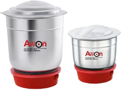 Daiichi Mixer grinder 2 pc set Compatible with Maharaja 300+800ml Jar set 4 teeth Mixer Juicer Jar(1500 ml)