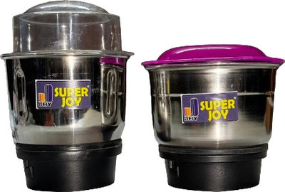 AJM SUPER JOY Heavy Quality Mixer Chutney & Coffee Jar Suitable Local and Branded Mixer Juicer Jar(500 ml)