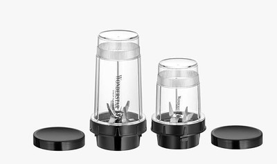 Wonder Star Nutri-Bullet Combo Set Jars 500+300ml Compatible Sumeet, Kenstar, Preethi, Bajaj Mixer Juicer Jar(800 ml)