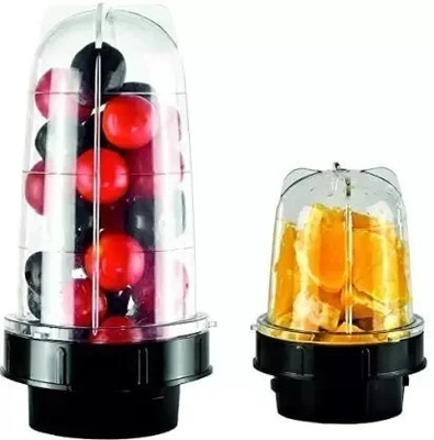 DN Enterprises BS Plastic bullet Jars 350 ml and 550 ml Mixer Juicer Jar(850 ml)