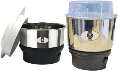 Radha Rani Store Combo Chutney Mixer Jar 180ml 250ml on 2 Lock 4 Teeth Mixer Juicer Jar(250 ml)