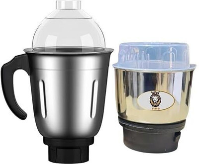 RRSRRS Combo for Compatibility 2 slots of jar fitting 4 teeth coupler(1500ml & 250ml) Mixer Juicer Jar(250 ml)