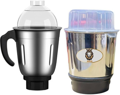 Radha Rani Store Stainless Steel Combo Jar Set for Mixer Grinder all mixer 400 ml and 1200 ml jar Mixer Juicer Jar(1200 ml)