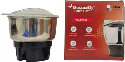 KRUM Butterfly Mixer Mate Chutney Mixer Juicer Jar(400 ml)