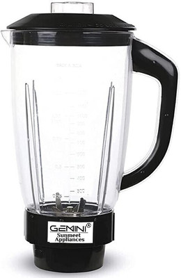 Classic Enterprises Juicer Jar for Mixer Grinder Juicer Jar ABS Plastic Transparent, Black SA50 Mixer Juicer Jar(1500 ml)