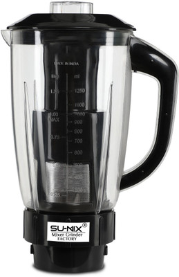 Su-mix Juicer Jar for Mixer Grinder Juicer Jar Transparent Plastic Fruit filter MGF94 Mixer Juicer Jar(1500 ml)