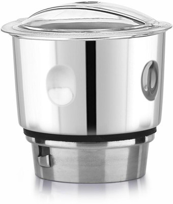 Saimix 80 Gm Steel Silver Base Metal Base Thumb Wati-300Ml Mixer Juicer Jar(300 ml)
