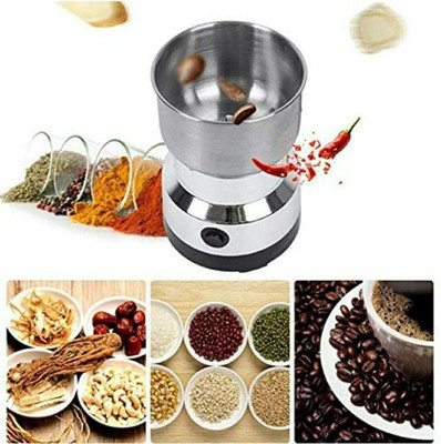 ALL THINGS MORE SHOP Stainless Steel Grain Grinder, Coffee Bean Seasonings Mill Powder Machine Mixer Juicer Jar(300 ml)