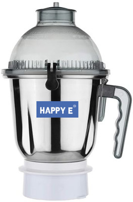 HAPPY-E Sujat MixerGrinder1500M(White)CompatiblewithAllSujata900WattModels Mixer Juicer Jar(1500 ml)