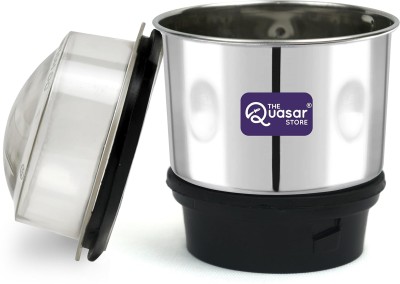 The Quasar Store Mixer Grinder Chutney Jar Fit on 2 Lock & 4 Teeth Coupler Mixer Juicer Jar(400 ml)