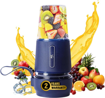 Viva Electric Portable Juicer-Nutriviva-40W_Nblue Mixer Juicer Jar(300 ml)