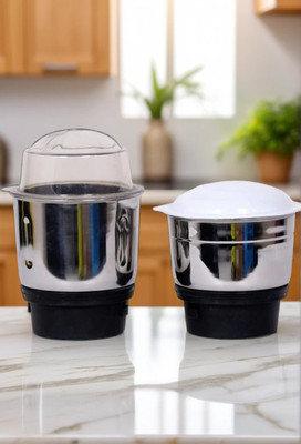 owo kitchen Fit on 2 Lock & 4 Teeth Coupler Mixer Juicer Jar Mixer Juicer Jar(500 ml)
