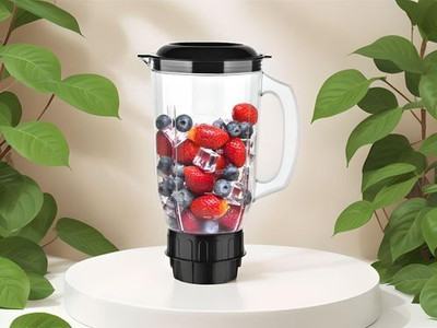 owo kitchen Juicer Jar for Mixer Grinder MGF22 Transparent Plastic Mixer Juicer Jar(1500 ml)