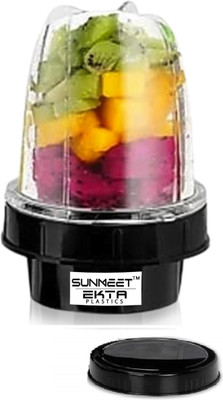 Classic Enterprises Bullet Jar for Mixer Grinder Small (350 ML) ABS Transparent Mixer Juicer Jar Mixer Juicer Jar(350 ml)