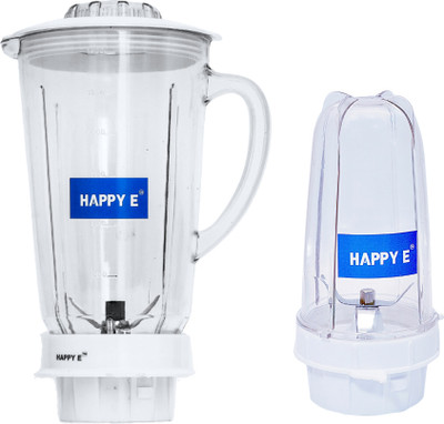 HAPPY-E HeavyDutyMixerJarSet –1500mlBlenderJar+500mlBulletChutneyJar|ABSPremiumBuild Mixer Juicer Jar(1500 ml)