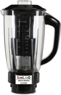 Salad Juicer Jar with Lid for mixer grinder (1500ML), with Filter ABS Plastic, MGF4 Mixer Juicer Jar(1.5 L)