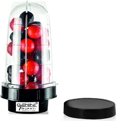 Gemini Super Bullet Jar for Mixer Grinder Large 530ML ABS Transparent Mixer Juicer Jar Mixer Juicer Jar(530 ml)