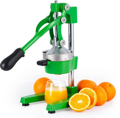 AADGEX Steel Heavy Duty Hand Press Juicer | Manual Juicer for Fruits & Vegetables | Big Size Hand Juicer(Green)