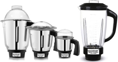 Goldwinner Juicer Jar WO, Dry, Liquid and Chutney Jar for Mixer Grinder Set of 4 MGF90 Mixer Juicer Jar(1500 ml)