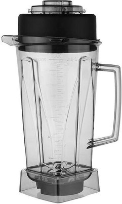 Wonder Star JTC Blender Jar, 2L Capacity Clear Glass with Handle Compatible with JTC/Vitamix Mixer Juicer Jar(2000 ml)