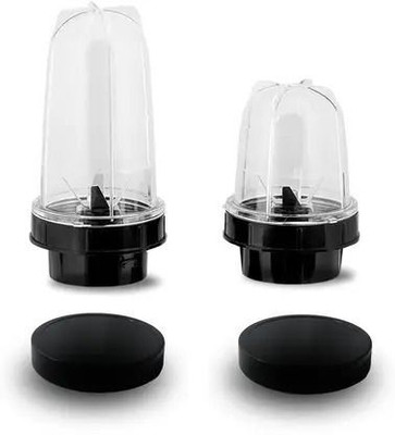 Wallop Bullet Jar Set of 2 (530 ML & 350 ML) Mixer Juicer Jar (530 ml) Mixer Juicer Jar(530 ml)