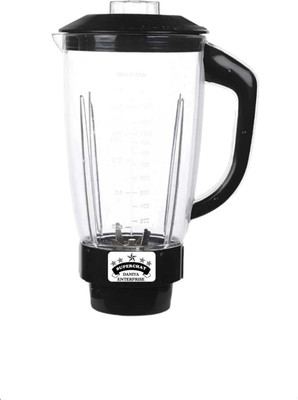 superchat Milkshake Transparent ABS Plastic Mixer Juicer Jar(1500 ml)