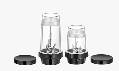 Wonder Star Combo Nutri Bullet Juicer Jars 500+300 ml || 4 Teeth Coupler & 2 Locking System Mixer Juicer Jar(800 ml)