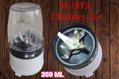 SAHU By Bullet Mixer Juicer Jars Compatible With Sujata MG & JMG (Free Cover Caps) Mixer Juicer Jar(350 ml)