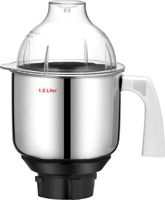 AJS spares 1500 ml PREETHI_Wet Grinding Jar with 4TEETH Coupler, MGA513 Mixer Juicer Jar(1.5 L)